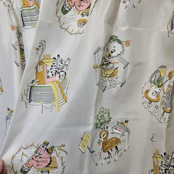 Vintage 1950s baby nursery curtains!! 6 panels!! - Picture 3 of 5